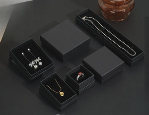 Boîte cadeau personnalisée avec couvercle et base, boîte cadeau rigide de luxe personnalisée avec ruban, emballage pour bijoux, cosmétiques, boîte en papier, vente en gros - Product Image 1