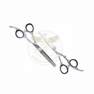 Professional Hairdressing Scissors <b>Set</b> Made from High-Quality Stainless Steel <b>Barber</b> Cutting & Thinning Shears - Product Image 1