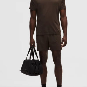 Men's Solid Color Drawstring Shorts Quick Dry Breathable Casual Athletic Wear Mid Waist Polyester Fabric - Product Image 3