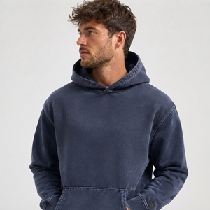 Sweat à capuche délavé au soleil, design oversize, 100% coton, séchage rapide, respirant, personnalisable, moderne – L'indispensable élégant pour votre garde-robe hivernale décontractée - Product Image 5