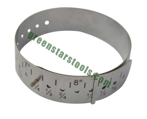 Medidor de Talla de Anillos y Brazaletes de Acero LUXURO, Herramienta de Medición de Joyería GS947 - Product Image 1