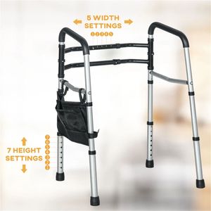 Barre di Sicurezza per WC Regolabili in Altezza, Maniglione per WC, Ausilio per la Deambulazione, Dispositivi di Assistenza - Product Image 3
