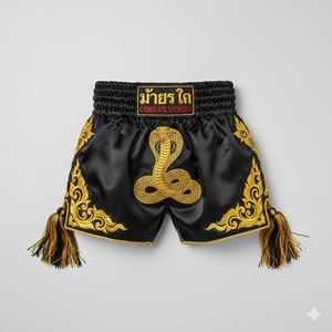 Shorts de Muay Thai de qualité supérieure, article d'exportation, séchage rapide, MMA, boxe, kickboxing, vêtements de sport, taille personnalisée - Product Image 2
