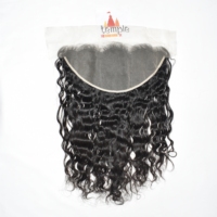 Cheveux bouclés birmans 13*6, tissage frontal, 100% cheveux humains bruts vietnamiens, couleur naturelle, cuticules alignées, vente en gros