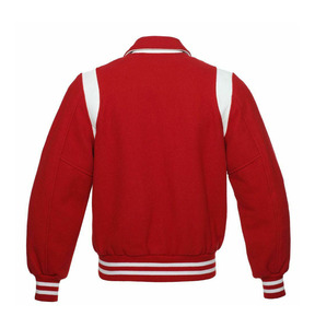 Classic letterman varsity <b>jacket</b> for <b>men</b> and women perfect for school team uniform or trendy street outfit - Product Image 5