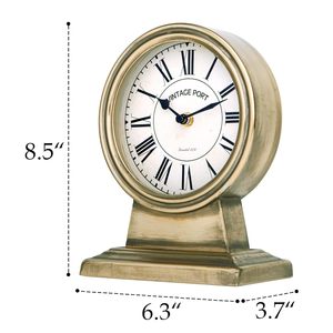 <b>Battery</b> Operated Desk <b>Clock</b> for Shelf Tabletop Countertop Modern Chic Home Decorative - Product Image 6