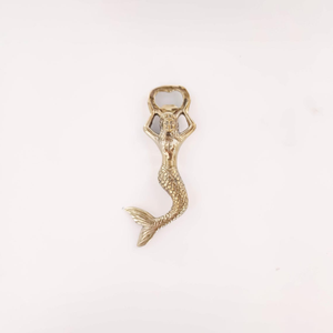 Mermaid Brass Bottle Opener Vintage Brass <b>Bar</b> Decor Handmade Nautical Bottle Opener Decorative Mermaid <b>Bar</b> <b>Tool</b> - Product Image 1
