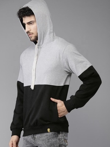 Sweat-shirt à capuche pour homme en coton, coupe classique, décontracté, pour l'automne, noir, gris, BRG, sweats à capuche et sweat-shirts pour homme - Product Image 2