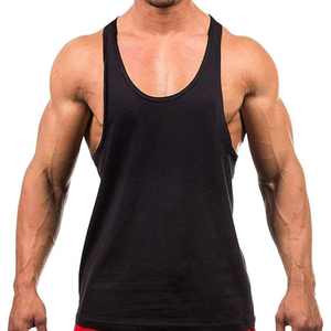 Débardeur de sport pour homme, col en V, tricoté, respirant, séchage rapide, sur mesure, pour musculation, fitness, entraînement décontracté, OEM - Product Image 2