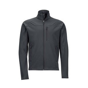 Chaqueta Softshell de Alta Calidad para Hombre, OEM ODM, Venta al Por Mayor, Logotipo Personalizado, Mangas Completas, Capucha, Cierre Frontal, Tela Teñida - Product Image 1