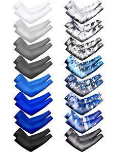 Compression Arm Sleeve for Daily Wear Comfortable & Stylish Fit Professional <b>Athletic</b> Arm Sleeve Blue Gray Camo Patterns - Product Image 1