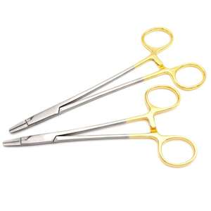 Portaagujas Vasculares Ryder, Micro Pinzas Quirúrgicas de Acero, Manuales, Certificación CE Clase I, Modelo SR-200-blade para Hospital, de Dentavex - Product Image 1