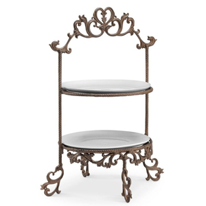 Elegant Iron Metal Plate Rack Black Finished Perfect For Kitchenware <b>Tabletop</b> Standing Multifunction Plate <b>Storage</b> Holder - Product Image 3