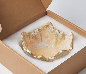 Luxury Decorative <b>Bowl</b> <b>Gold</b> Finish Elegant Centerpiece Stylish Table Accent For Home Living Room And Event <b>Decor</b> - Product Image 6