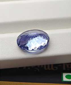 Pierre précieuse naturelle tanzanite, pierre bleue violette rare authentique pour la fabrication de bijoux fins - Product Image 2