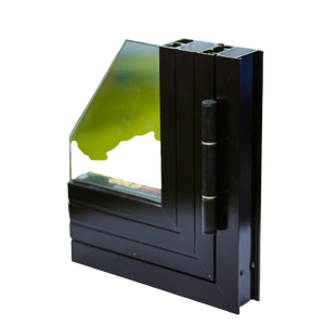 Shalumi หน้าต่างและประตูอลูมิเนียมสีดำด้านพร้อมบริการตัด - Product Image 4