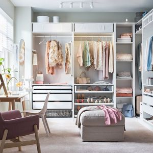 Armoire de chambre à coucher moderne de luxe sur mesure JY Project, en bois, design ouvert, blanc, avec tiroirs pour dressing - Product Image 5