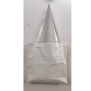 Bolsa de algodón plegable, venta al por mayor y gran capacidad, logotipo personalizado, bolsa de compras de comestibles y viajes - Product Image 6