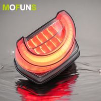 Lente transparente LED Luz trasera integrada para el modelo cb1000r 2018-up