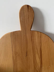 Planche à découper en chêne massif de grande qualité avec poignée, écologique, rectangulaire, pour la préparation et le service des aliments - Product Image 3