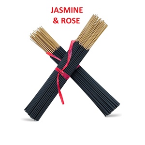 Varillas de incienso de 19 pulgadas Fragancia de jazmín y Rosa Suministro de varillas de incienso a granel a precio mayorista (Negro) - Product Image 1