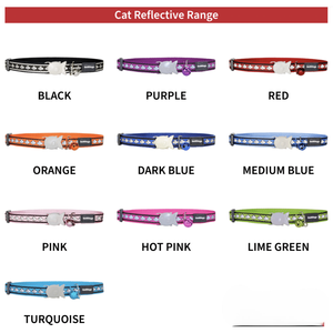 Collier pour chat RedDingo - Gamme réfléchissante pour chat (taille unique) Bleu foncé - Product Image 2