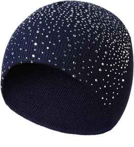 Nouveauté : Bonnet d'hiver en tricot uni avec bouton, 100% coton, impression numérique, style streetwear - Product Image 2