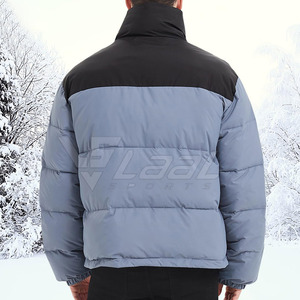 Chaqueta de burbujas moderna para hombre, estilo urbano, cálida y cómoda para actividades al aire libre, chaqueta de invierno a la moda. - Product Image 2