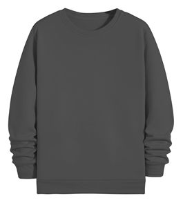 Sweat-shirt pour homme en coton respirant avec fermeture éclair Bio, teintures non toxiques, sweat-shirt uni durable, marque éco-responsable - Product Image 1