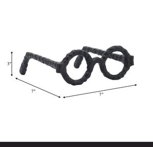 Jaffs Exports Handmade Modern Eco-Friendly Aluminum Glasses Sculpture Industrial Art Decor for Tabletop Living Room Display - Product Image 2