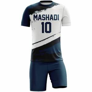 Impression par sublimation, respirant, anti-UV, séchage rapide, short de football pour équipe de club, designs personnalisés, grandes tailles, vente en gros de vêtements de football - Product Image 5