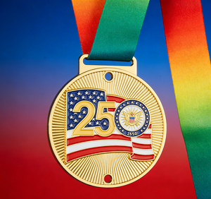 Médailles américaines du 250e anniversaire, style culturel américain exquis, à thème américain, double face, haute précision, finition brillante, fabrication soignée - Product Image 1