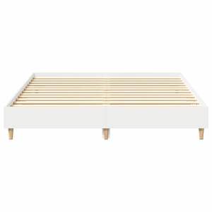 Cadre de lit en bois d'ingénierie blanc, 2 pièces, 59,84 x 79,92 pouces, lits en bois durables - Product Image 5
