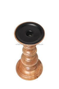 Candelabros de madera de mango personalizados al por mayor, farolillos y frascos decorativos de mesa, la mejor calidad para Navidad - Product Image 5