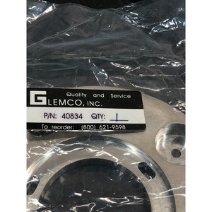 Plaque de montage d'électrode Glemco 40834, en acier inoxydable - Équipements et pièces semi-conductrices de renommée mondiale - Product Image 3