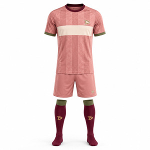 Fabricant de tenues de football personnalisées pour adultes |   Uniforme de football d'été sublimé OEM/ODM à faible MOQ |   Polyester haute performance - Product Image 1