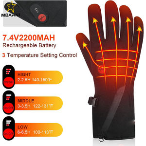 Guantes Deportivos de Dedo Completo para Hombre, Guantes de Gimnasio con Pantalla Táctil para Levantamiento de Pesas, Entrenamiento con Protección para la Palma - Product Image 3