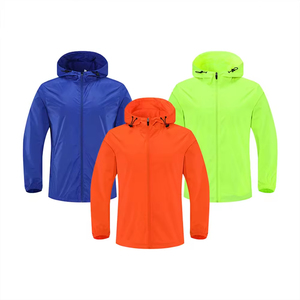 Chaqueta Impermeable para Hombre, Cortavientos con Capucha para Exteriores, Senderismo, Camping, Ligera, Transpirable, Diseño Personalizado - Product Image 1