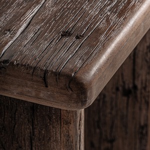 <b>Rustic</b> Wooden Coffee Table Handmade Solid Wood Natural Finish Living Room Furniture - Product Image 5