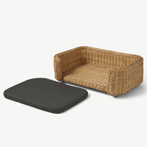 Rattan Pet Basket Dogs and Cats <b>Bed</b> <b>House</b> - Product Image 1