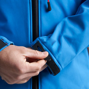 Veste en polaire rouge pour homme, col zippé, respirante, décontractée, pour l'automne, coupe classique, en polyester - Product Image 4