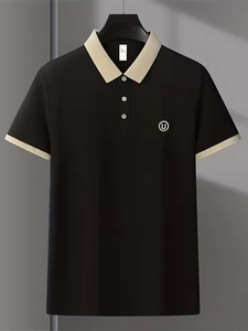 Polo de algodón bordado para hombre de alta calidad, personalizado, OEM - Product Image 4