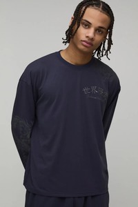 Camiseta Oversize para Hombre, Corte Cuadrado, Hombros Caídos, Ajuste Holgado, Algodón Grueso, Estilo Urbano, Diseño Personalizado, Proveedor - Product Image 4