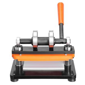 Macchina da taglio per pelle 7.1 x 3.9 con piastra per goffratura, fustellatrice manuale, corsa di pressione 0.47, doppio albero di guida per taglio pelle - Product Image 4