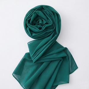 Stylish Womens Chiffon Scarves Soft Lightweight Breathable Customizable Hijab <b>Wrap</b> Muslim Shawl Long Fashion <b>Head</b> Scarf - Product Image 5
