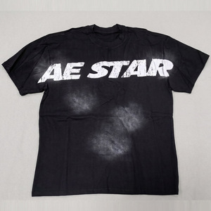 Camiseta de Hombre de Moda, Manga Corta, 100% Algodón, Estilo Vintage con Estampado de Estrella AE, Tejida, del Mismo Estilo - Product Image 2