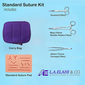 Kit d'entraînement aux sutures chirurgicales standard violet avec coussin de suture en silicone pour étudiants en médecine OEM ODM JS-SPK-001 Garantie 1 an - Product Image 3