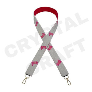 Sac bandoulière tendance en perles ajustable CRYSTAL CRAFT avec broderie artisanale et perles, sac à bandoulière perlé - Product Image 3