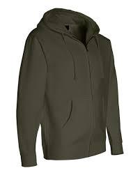 Sweat-shirt unisexe décontracté en coton uni zippé 300 g/m² pour homme, idéal pour l'automne et l'hiver, personnalisable sur demande, vente en gros - Product Image 3