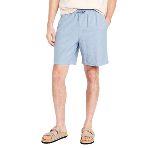 Men's Pink Mesh Shorts With White Side Stripes Drawstring Waist Casual Sportwear Breathable Best Selling <b>High</b> Quality Mesh Short - Product Image 1